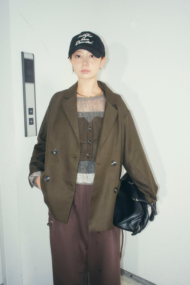 [予約]ヘザーツイルダブルジャケット