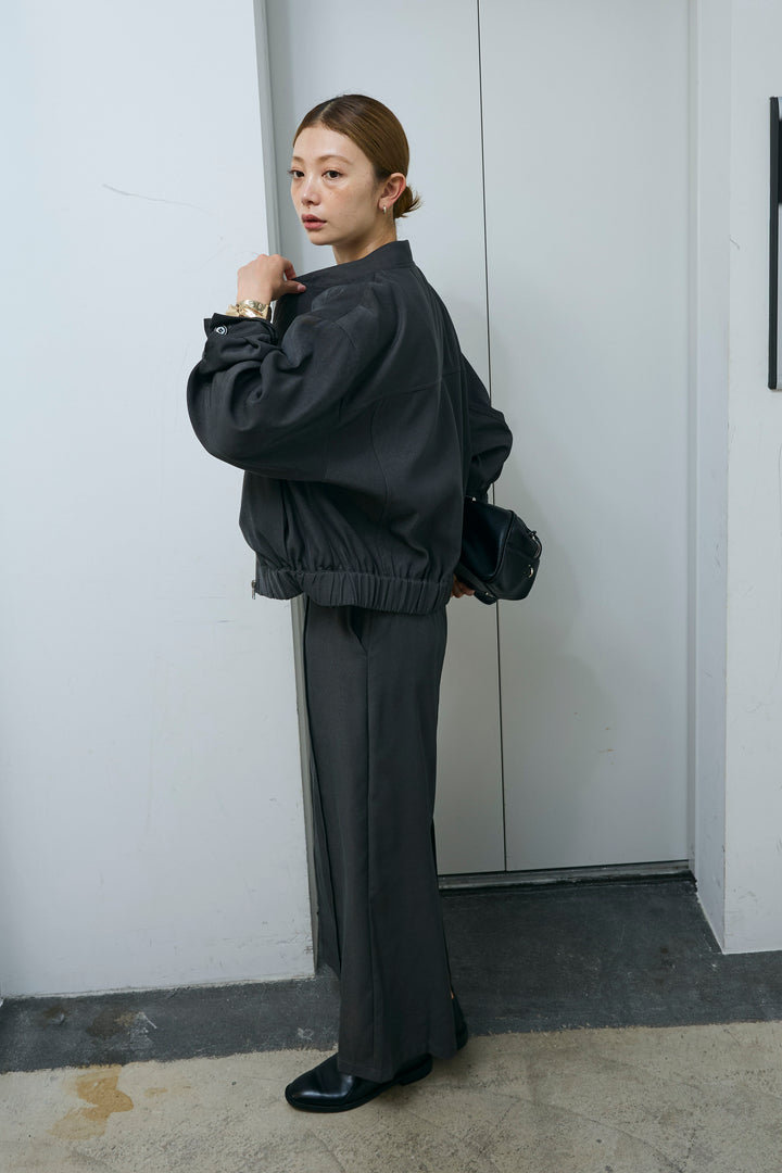 [予約/SET]ビッグポケットブルゾンJK+ピンタックストレートスカート(2set)