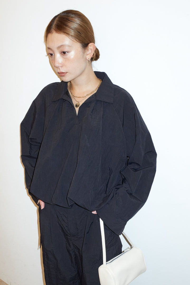 スキッパーバルーンシャツ