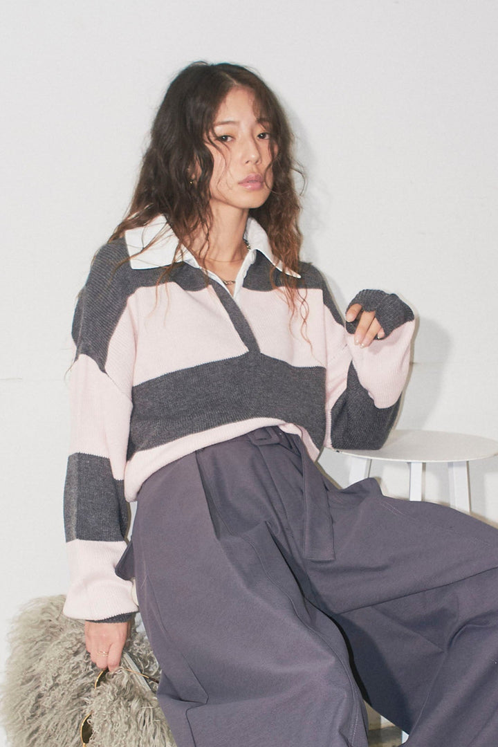 [予約/SET]ラガーニットプルオーバー+ラガーニットプルオーバー(2set)