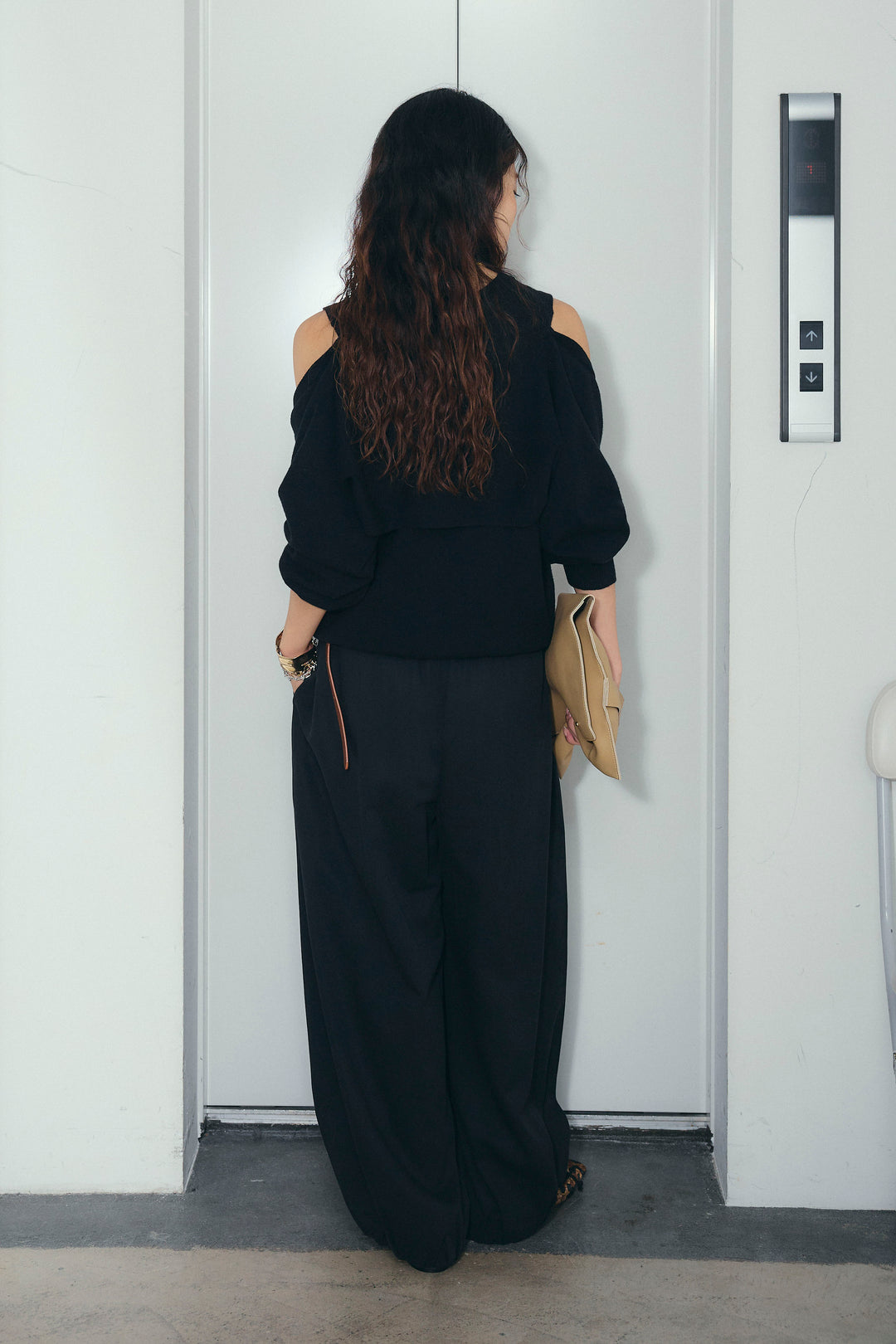 [予約/SET]2wayニットカーデ+バルーンパンツ(2set)