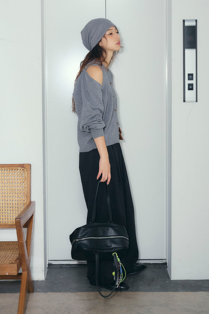 [予約/SET]2wayニットカーデ+バルーンパンツ(2set)