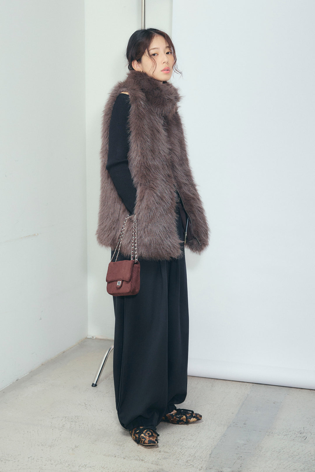 [予約/SET]エコファースタンドジレ+バルーンパンツ(2set)