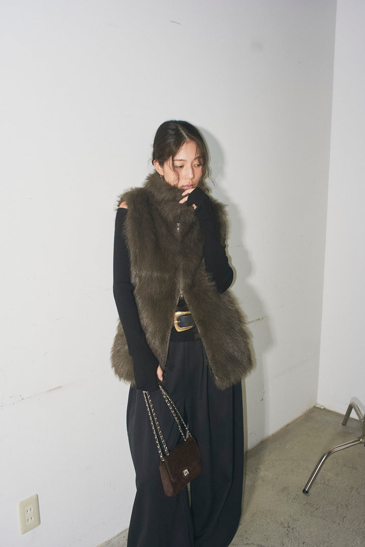 [予約/SET]エコファースタンドジレ+バルーンパンツ(2set)