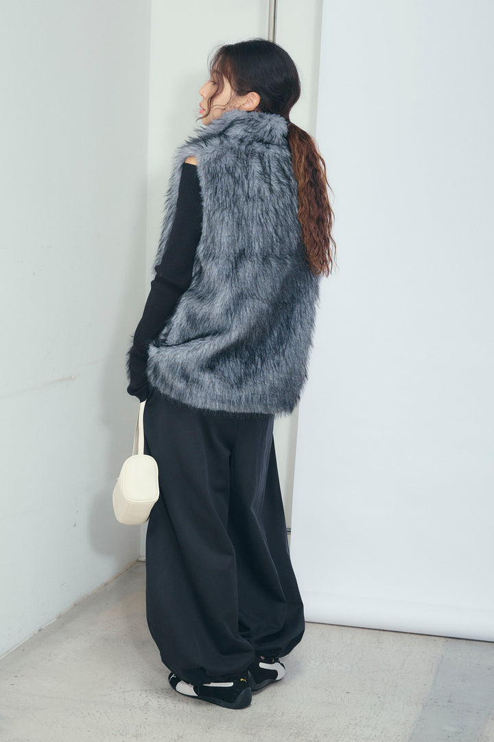 [予約/SET]エコファースタンドジレ+バルーンパンツ(2set)