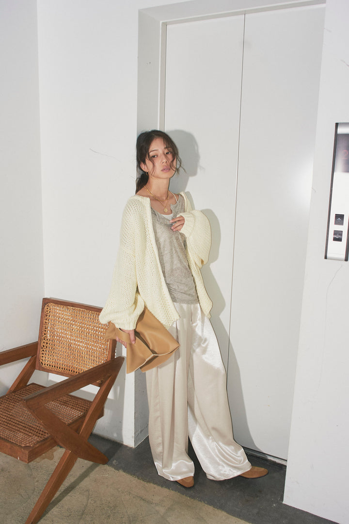 [予約/SET]ロービングケーブルオーバーサイズジップPO+シアーヘンリーネックロンT(2set)