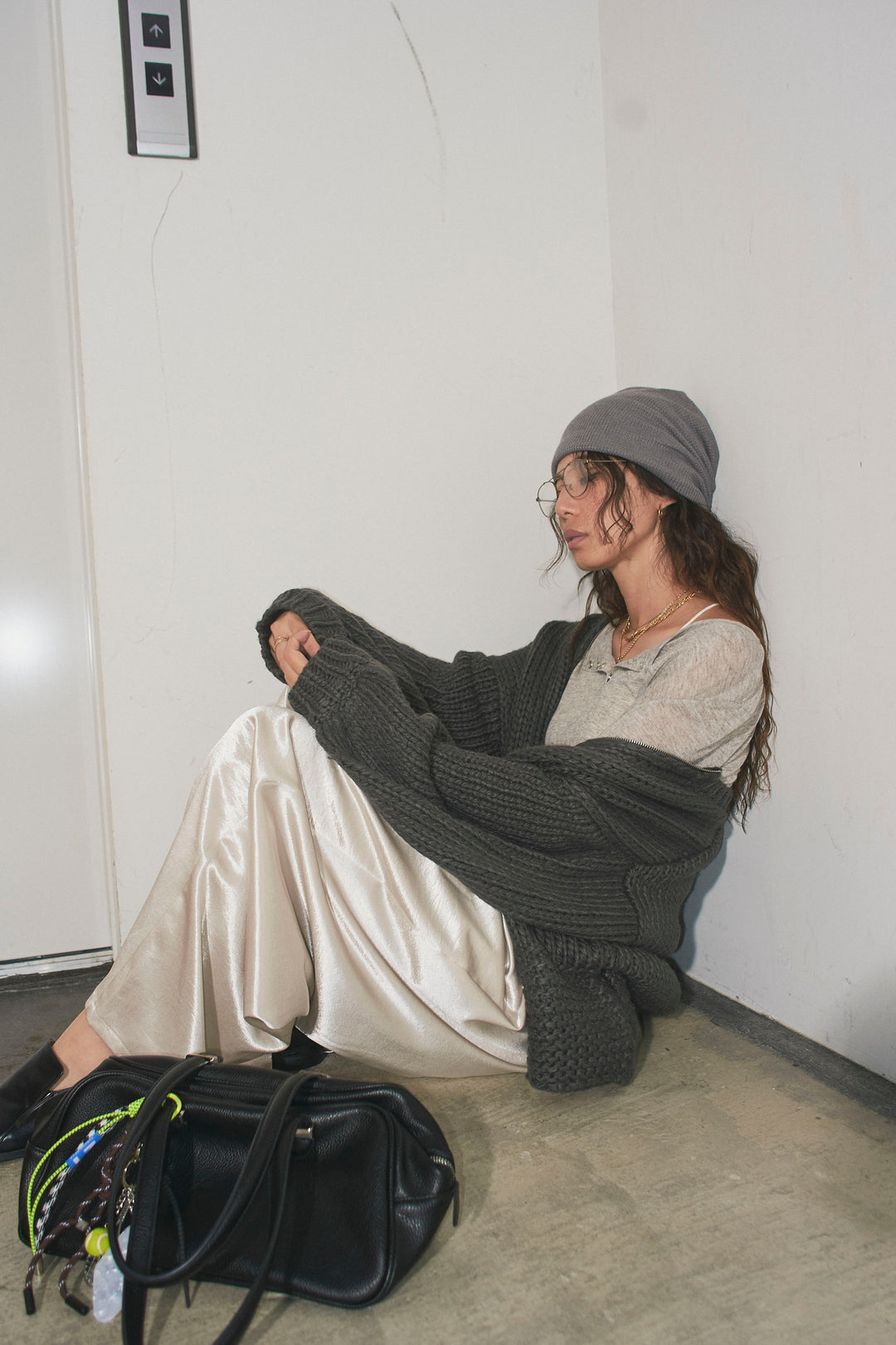 [予約/SET]ロービングケーブルオーバーサイズジップPO+シアーヘンリーネックロンT(2set)