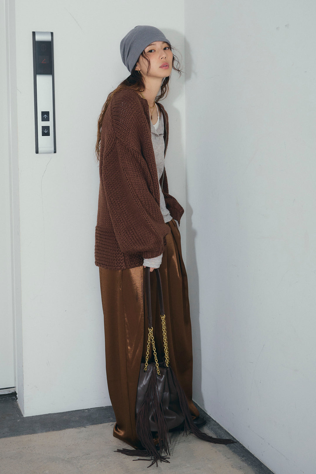 [予約/SET]ロービングケーブルオーバーサイズジップPO+シアーヘンリーネックロンT(2set)