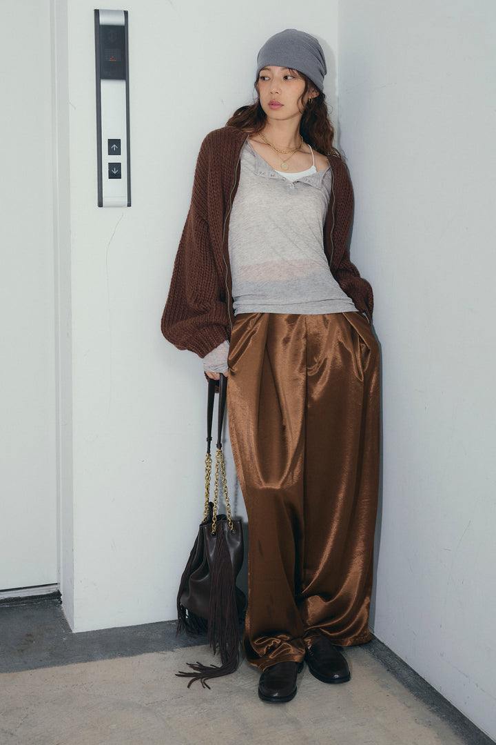 [予約/SET]ロービングケーブルオーバーサイズジップPO+シアーヘンリーネックロンT(2set)