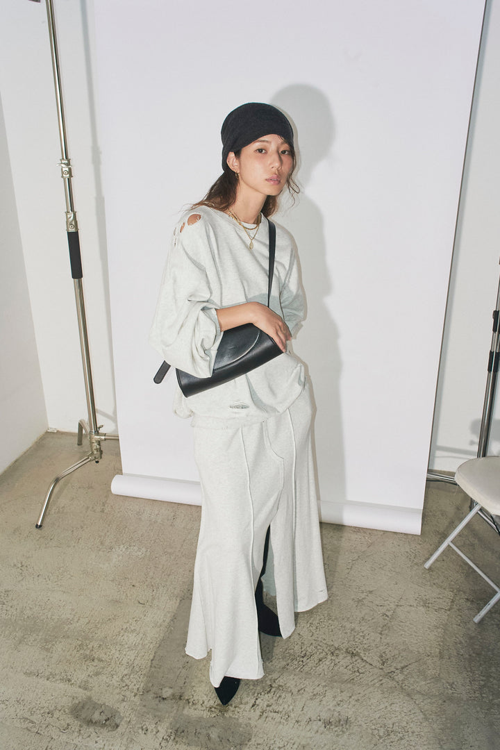 [予約/SET]ヴィンテージ加工PO+フロントスリット裏毛SK(2set)