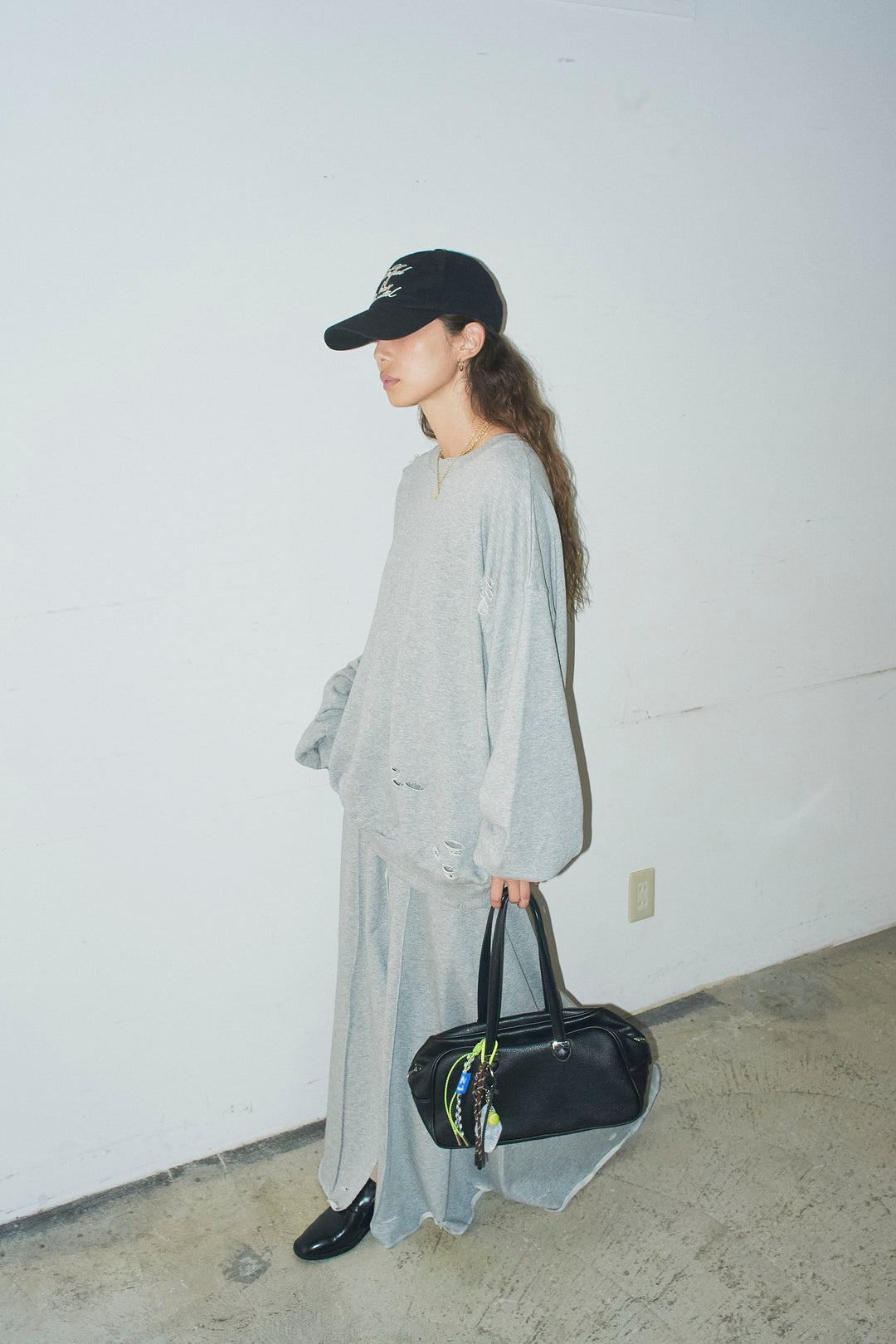 [予約/SET]ヴィンテージ加工PO+フロントスリット裏毛SK(2set)