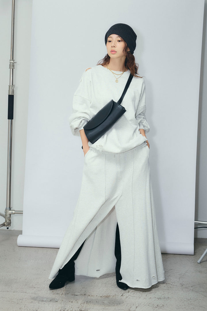 [予約/SET]ヴィンテージ加工PO+フロントスリット裏毛SK(2set)