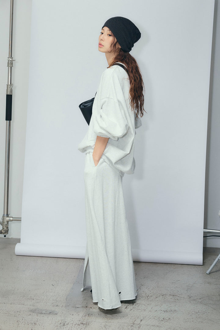 [予約/SET]ヴィンテージ加工PO+フロントスリット裏毛SK(2set)