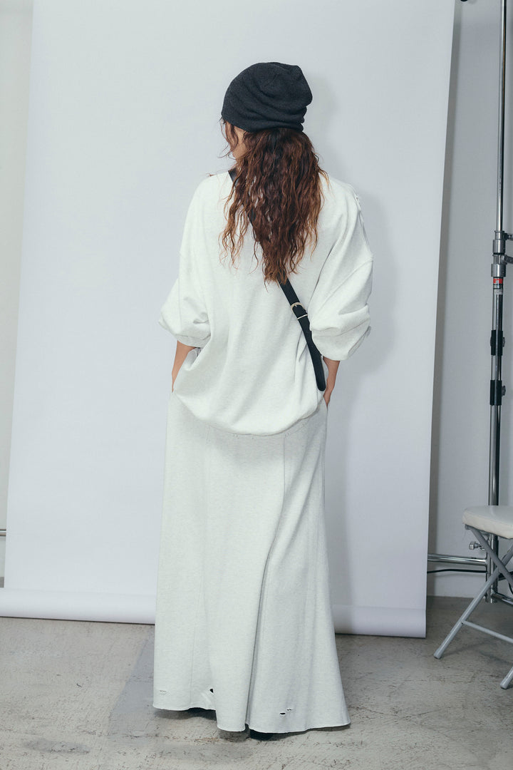 [予約/SET]ヴィンテージ加工PO+フロントスリット裏毛SK(2set)