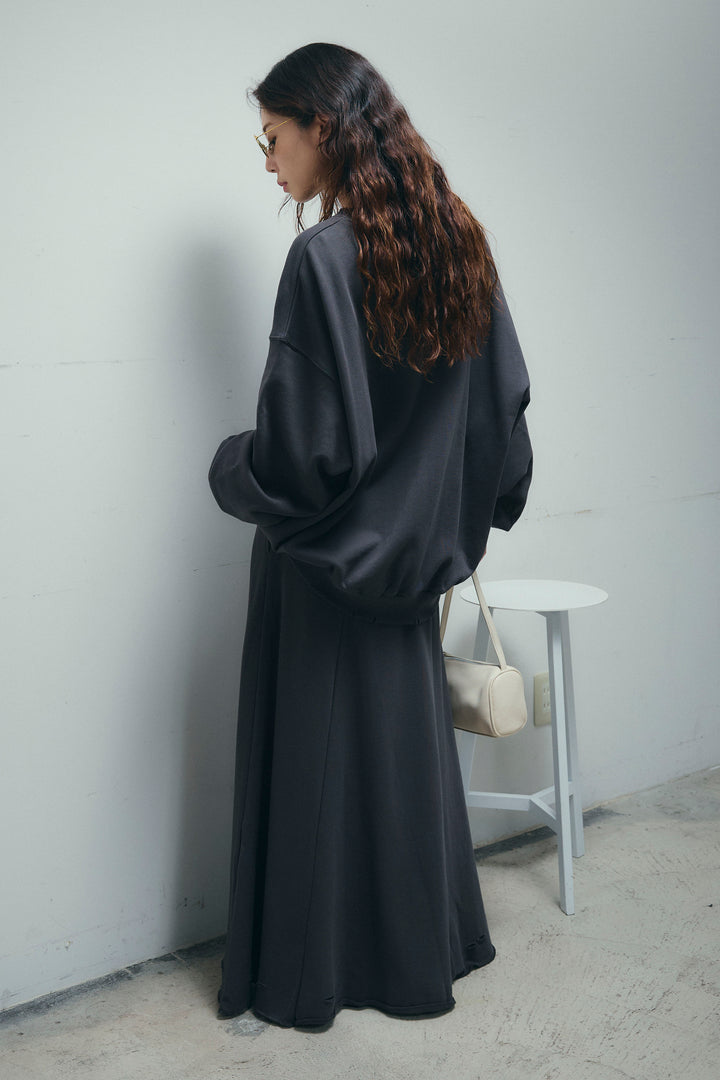 [予約/SET]ヴィンテージ加工PO+フロントスリット裏毛SK(2set)