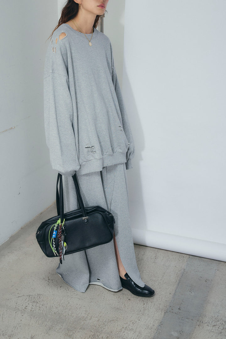 [予約/SET]ヴィンテージ加工PO+フロントスリット裏毛SK(2set)