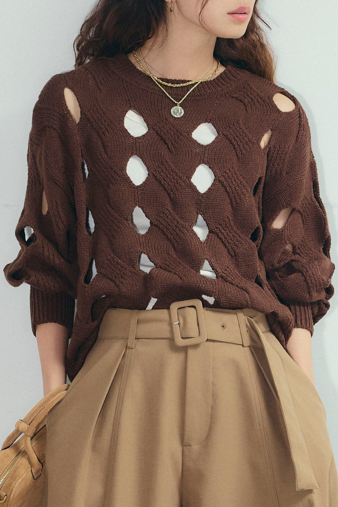 [予約]ケーブルカットアウトニットTOP