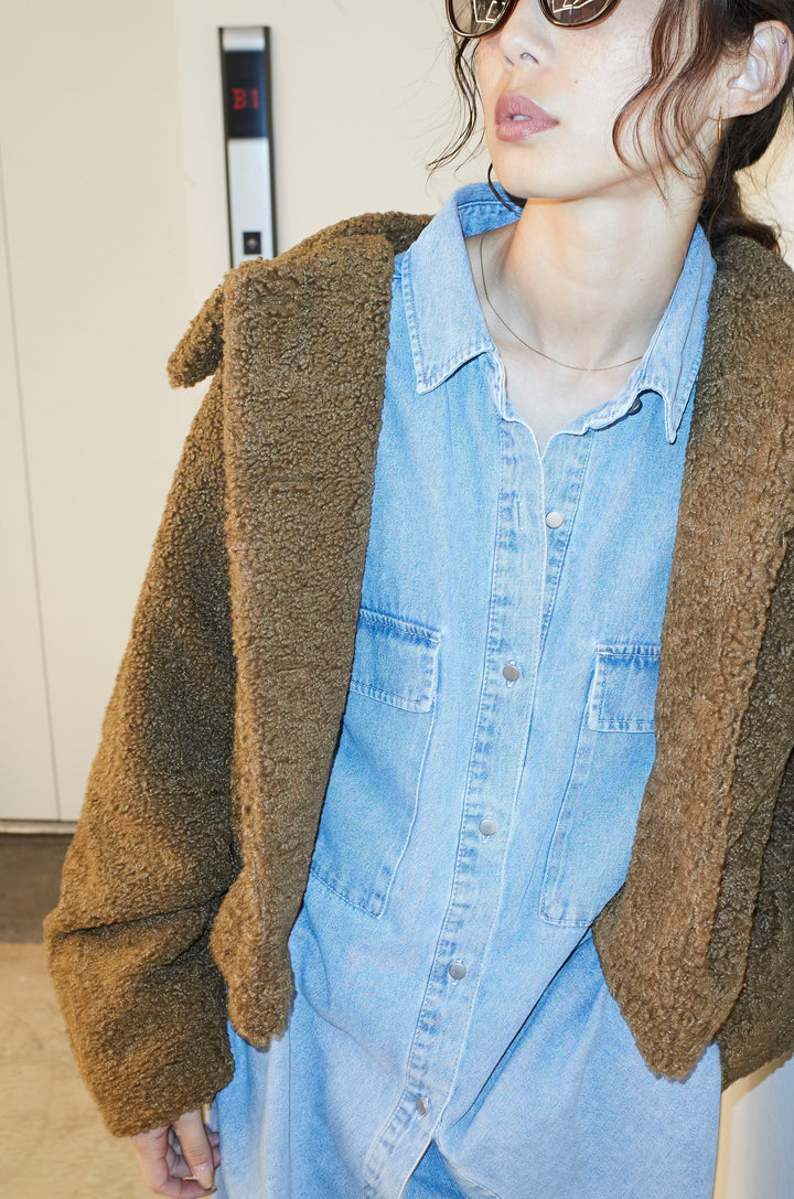 [予約]ショートテディベアコート