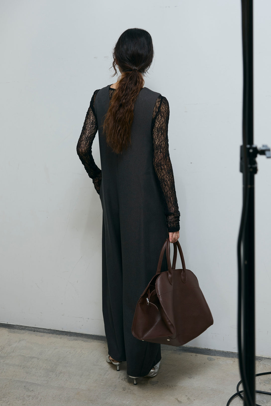 [予約/SET]フロントジップコクーンコンビネゾン+シアーレーストップス(2set)