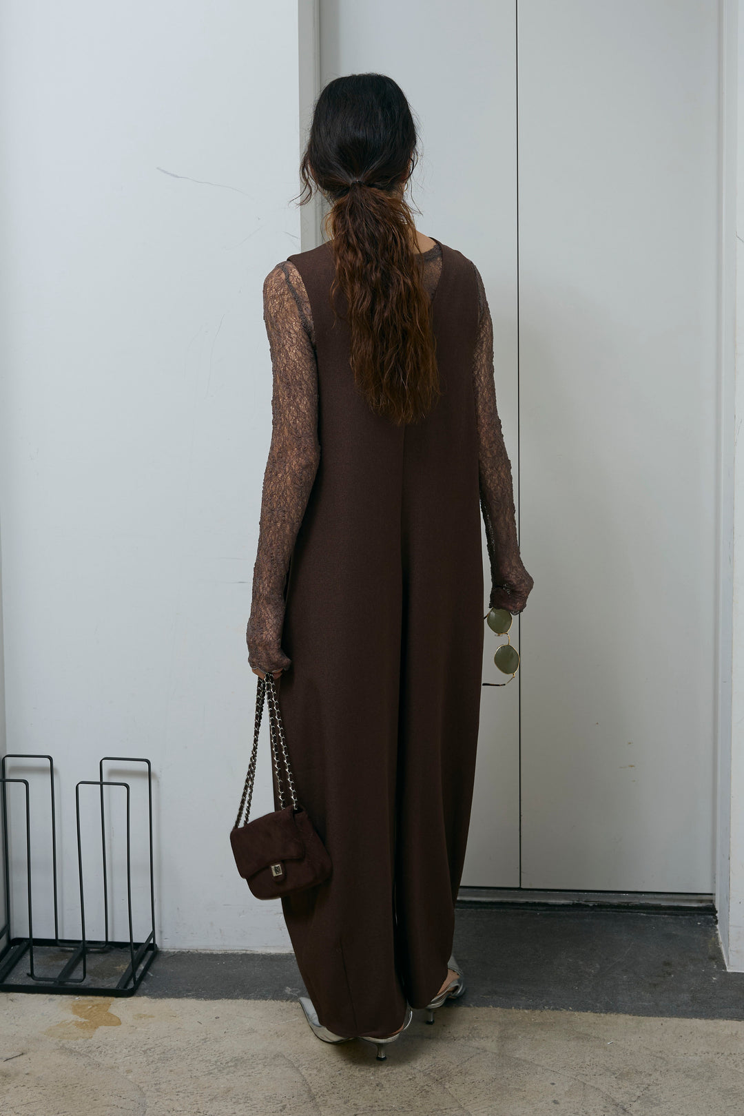 [予約/SET]フロントジップコクーンコンビネゾン+シアーレーストップス(2set)