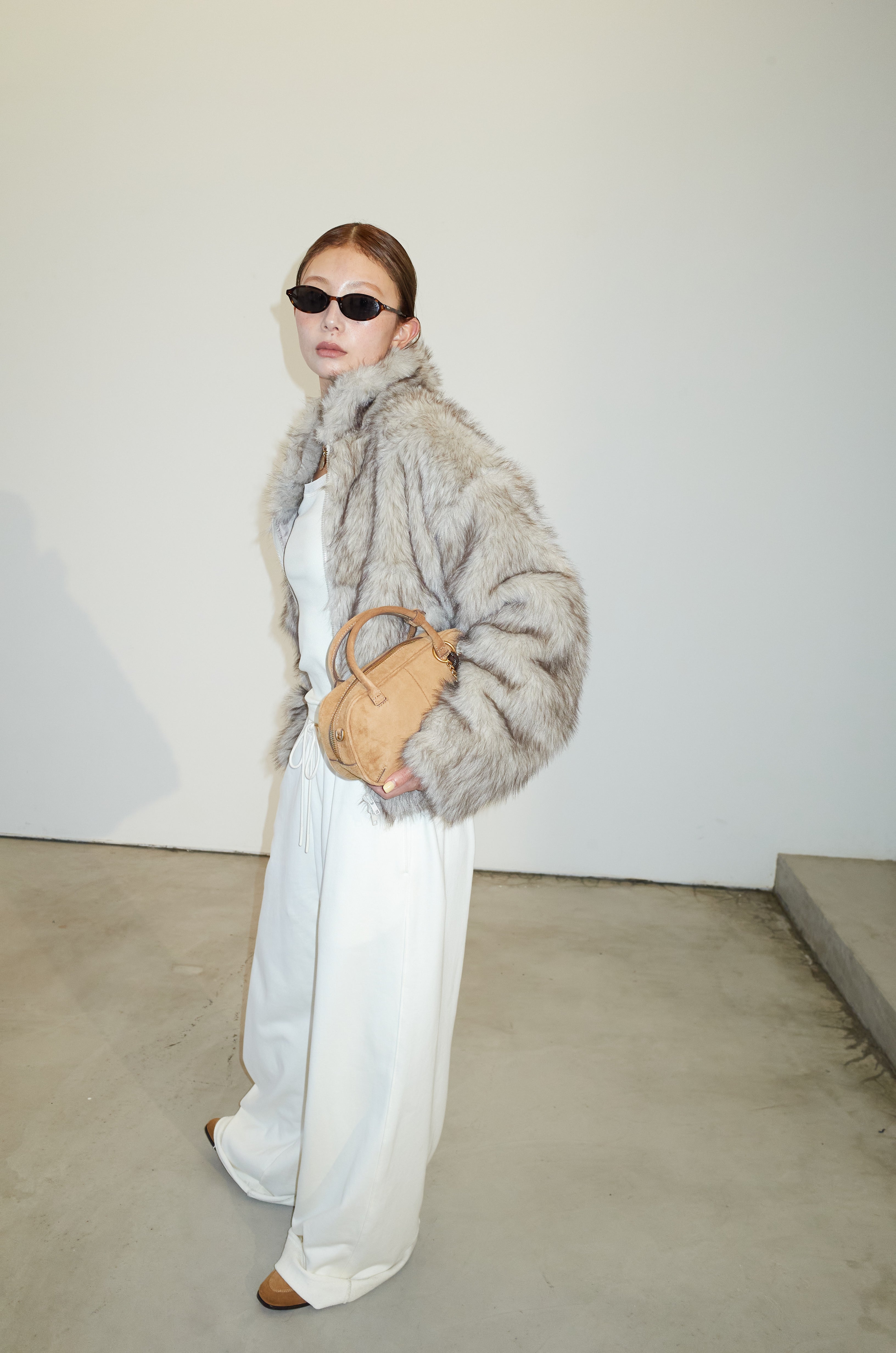 予約/SET]ミックスファージップブルゾン+エフォートレススウェット