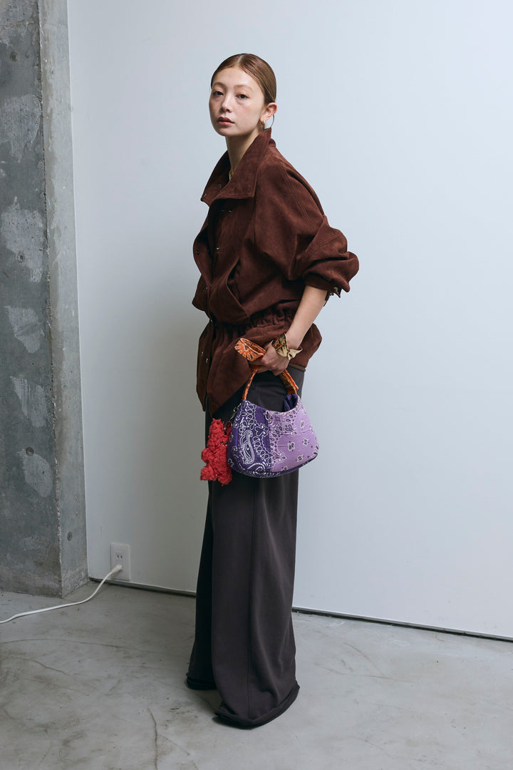 [予約/SET]エコスウェードミディブルゾン+エフォートレススウェットパンツ(2set)