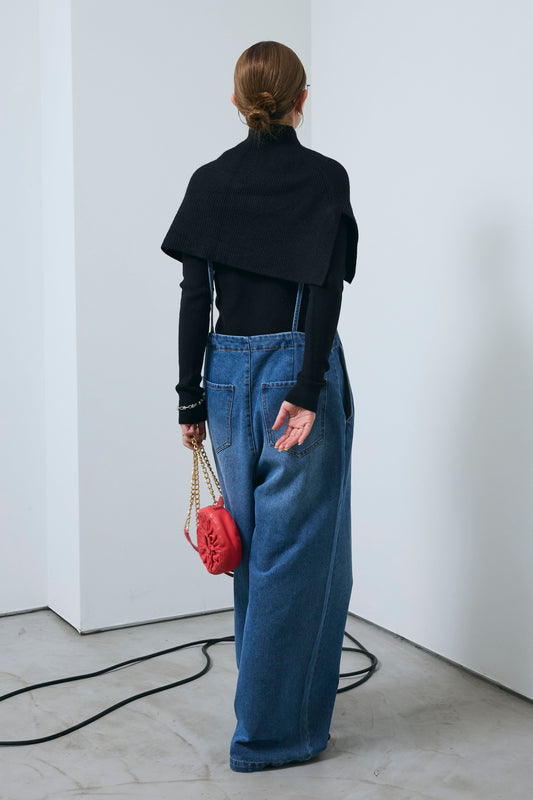 [予約/SET]ケープアンサンブルニット+ケープアンサンブルニット(2set)