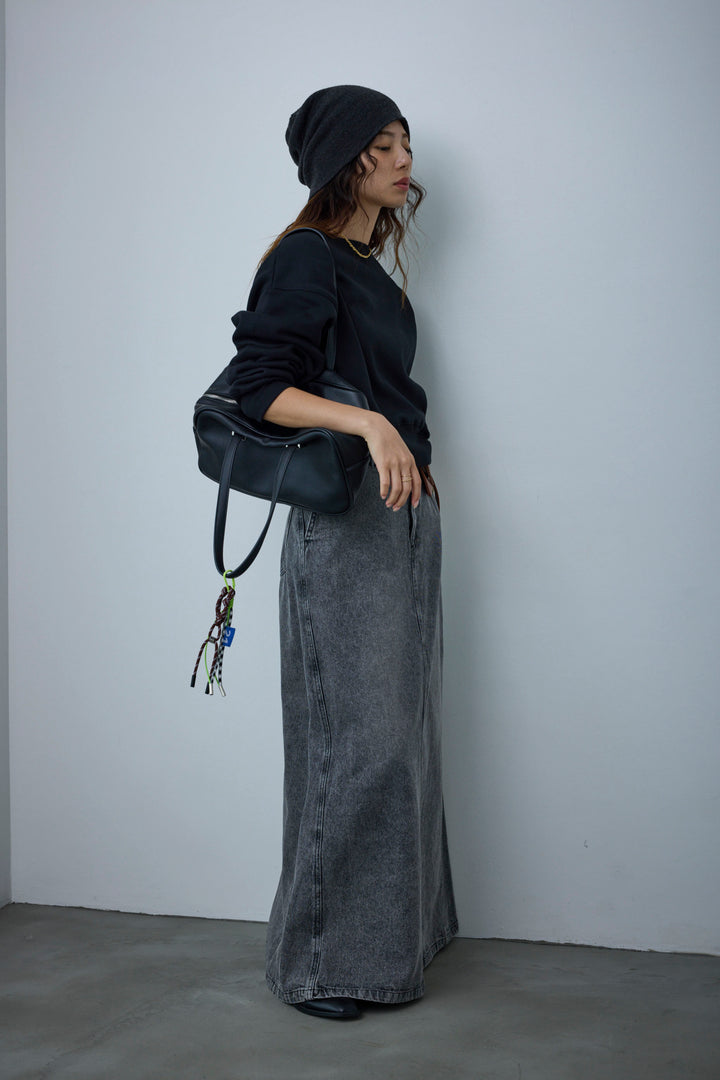 [予約/SET]裏起毛オフショルスウェット+オーセンティックデニムSK(2set)