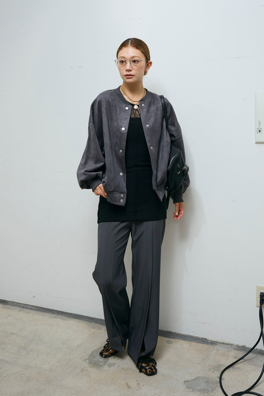 [予約/SET]スウェードタッチスタジャン+シアーレーストップス+マルチウェイニットタンク(3set)