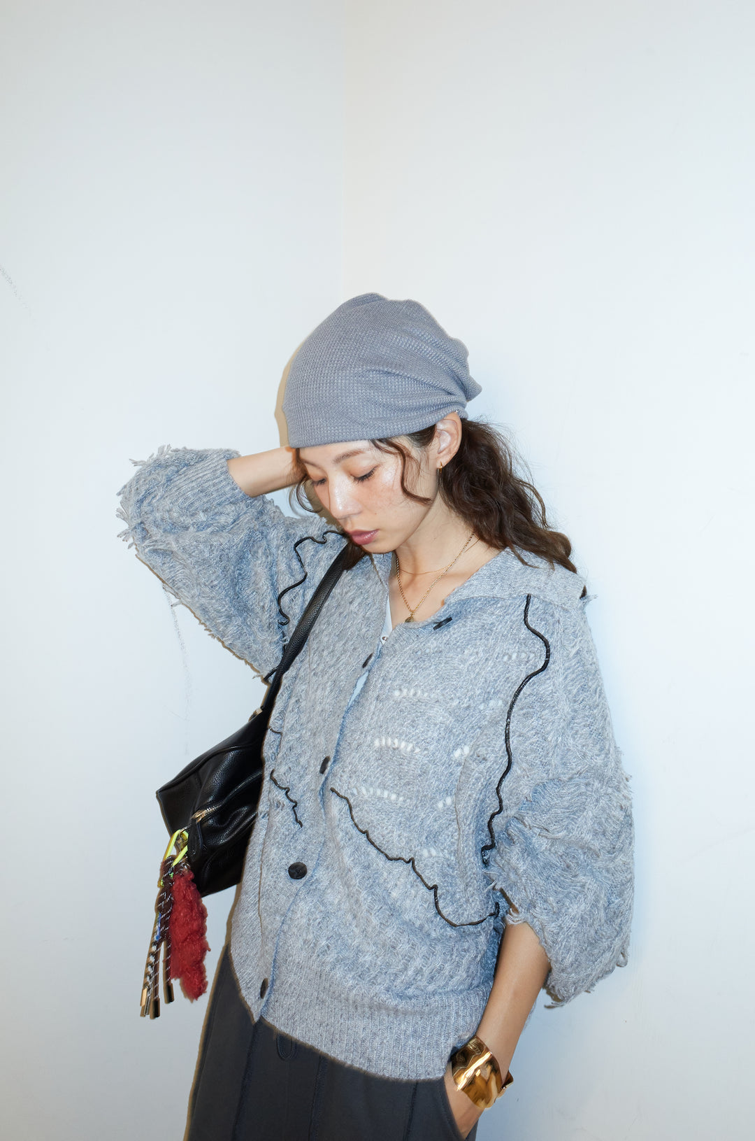 [予約]フリンジカウチンカーディガン