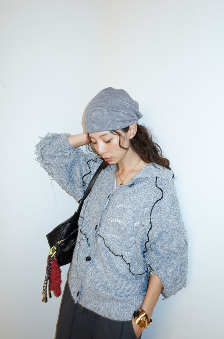 [予約]フリンジカウチンカーディガン