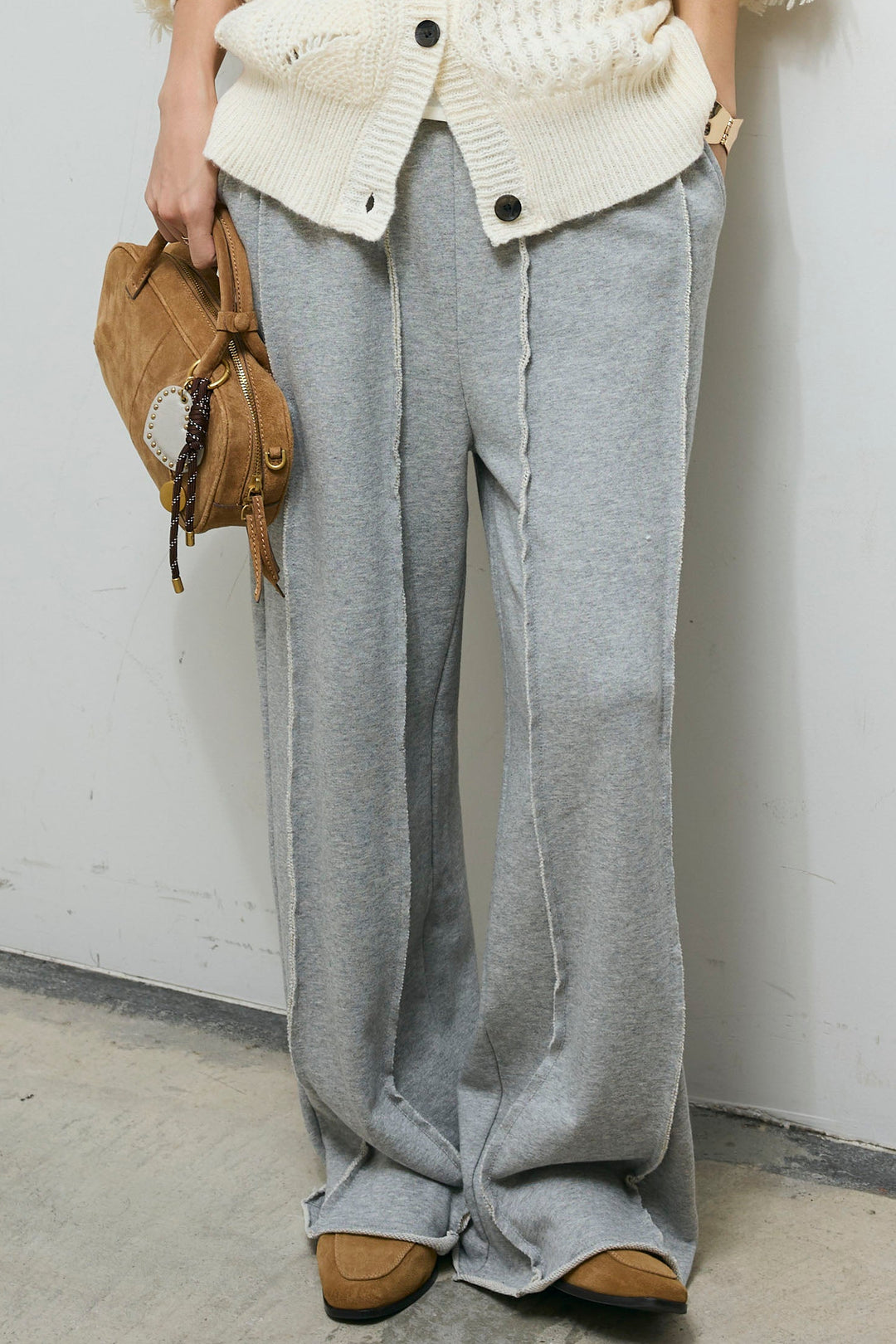 [予約]ストレート裏毛パンツ