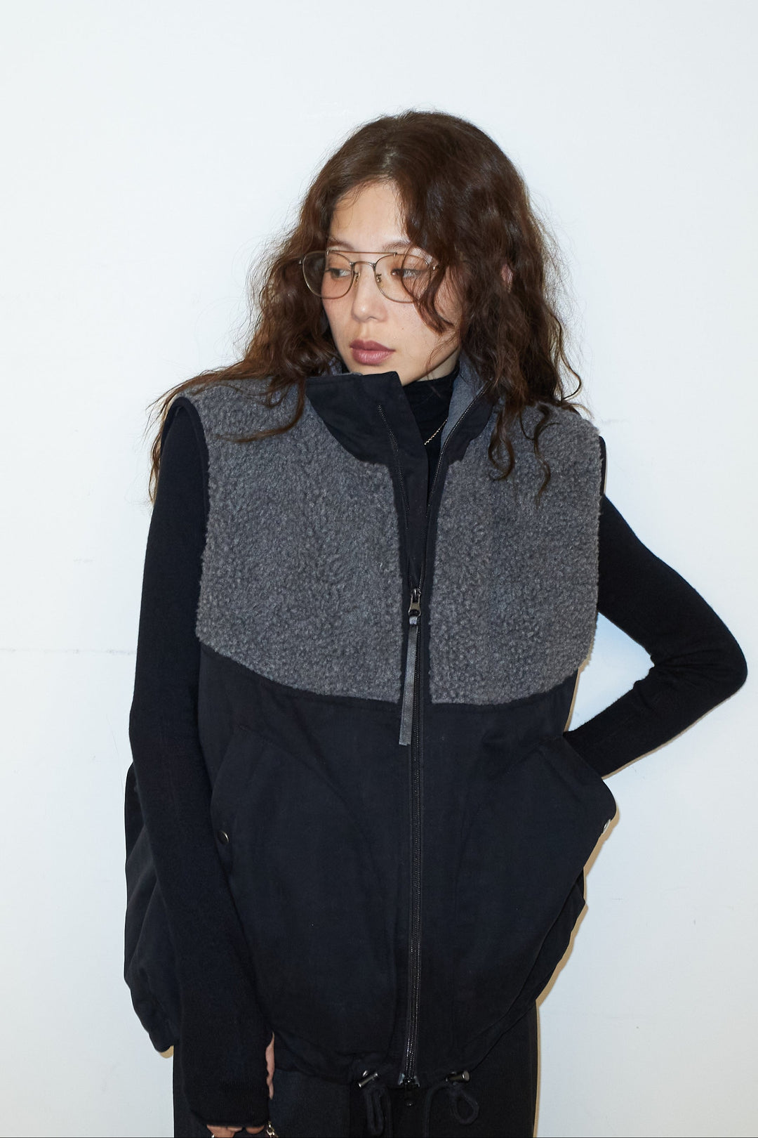 [予約]ボア切替中綿ベスト