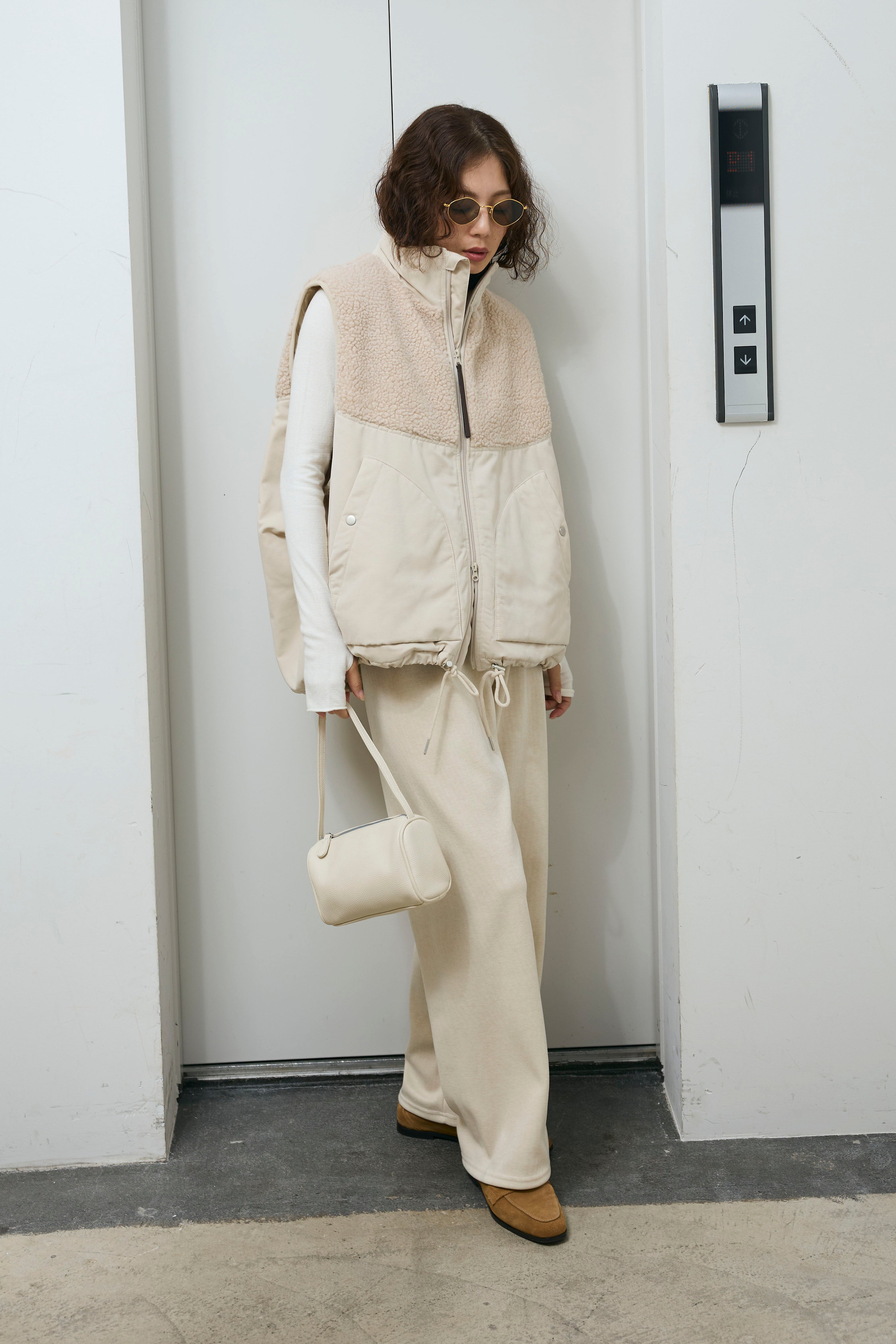 新品正規品【ROUGH&SWELL/XL】ダンボールニット中綿ベスト