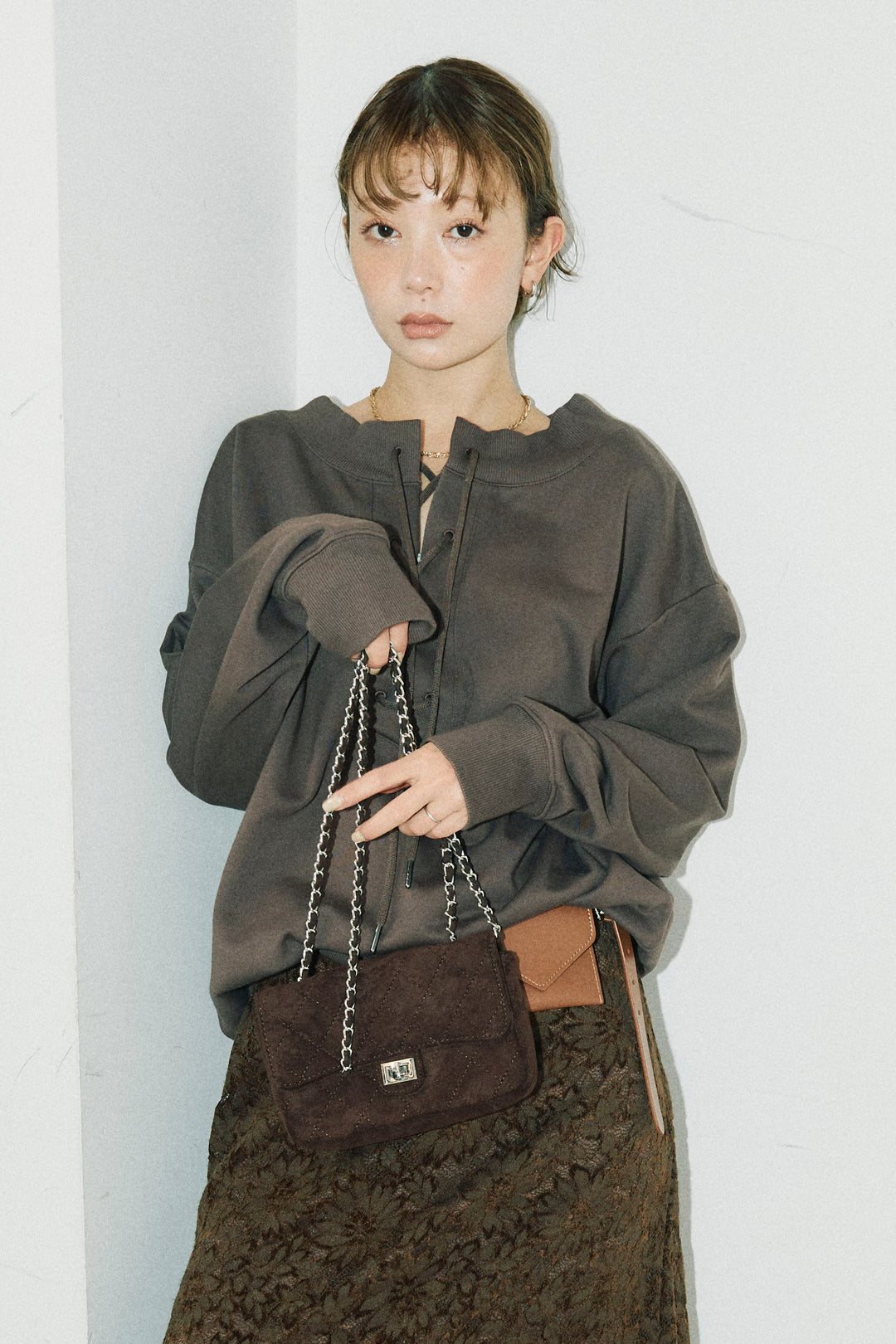 [予約]レースアップスウェットPO