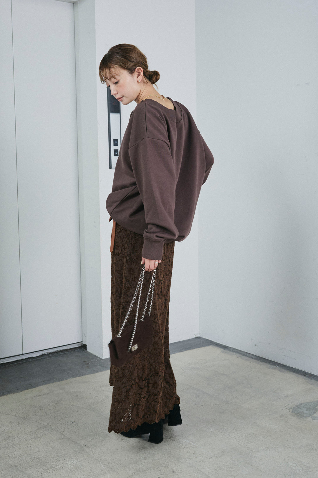 [予約/SET]レースアップスウェットPO+ソフトファブリックレースSK(2set)