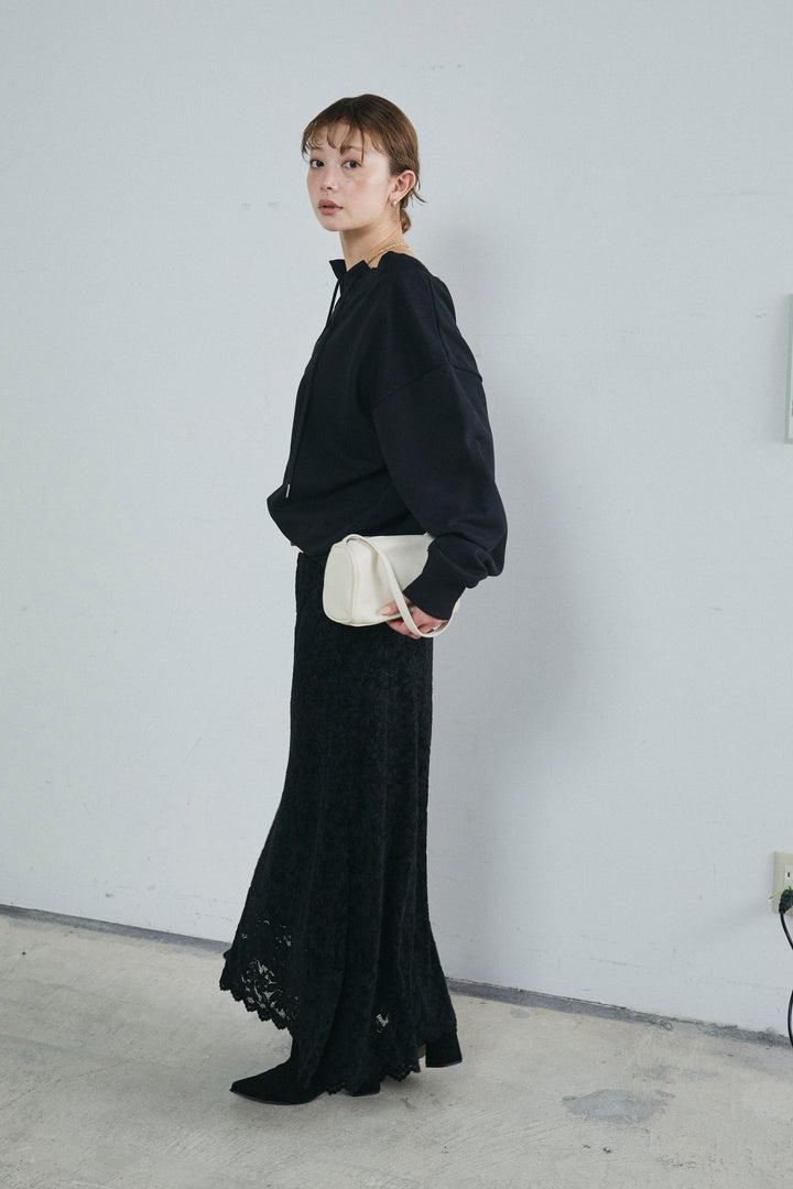 [予約/SET]レースアップスウェットPO+ソフトファブリックレースSK(2set)