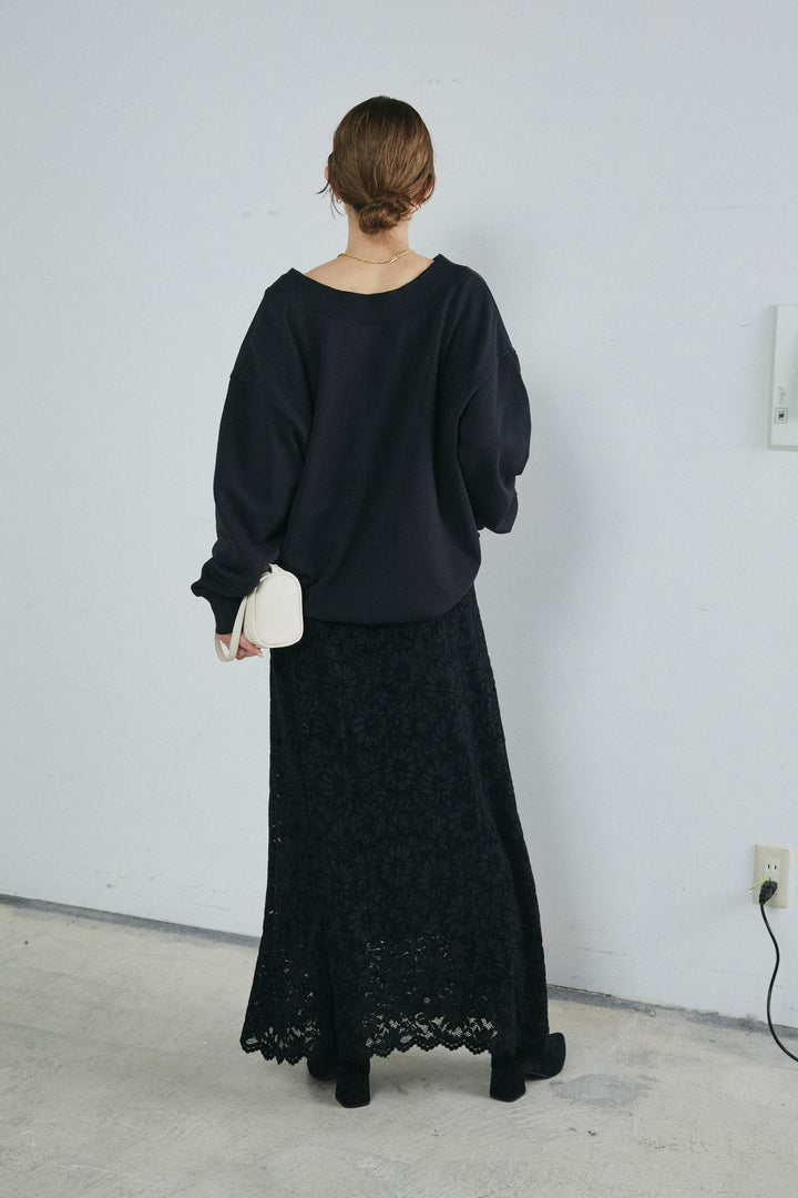 [予約/SET]レースアップスウェットPO+ソフトファブリックレースSK(2set)