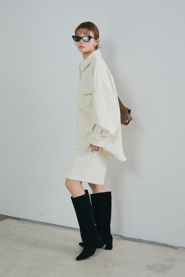 [予約/SET]襟付きコーデュロイポケットシャツ+リラックスコーデュロイハーフパンツ(2set)