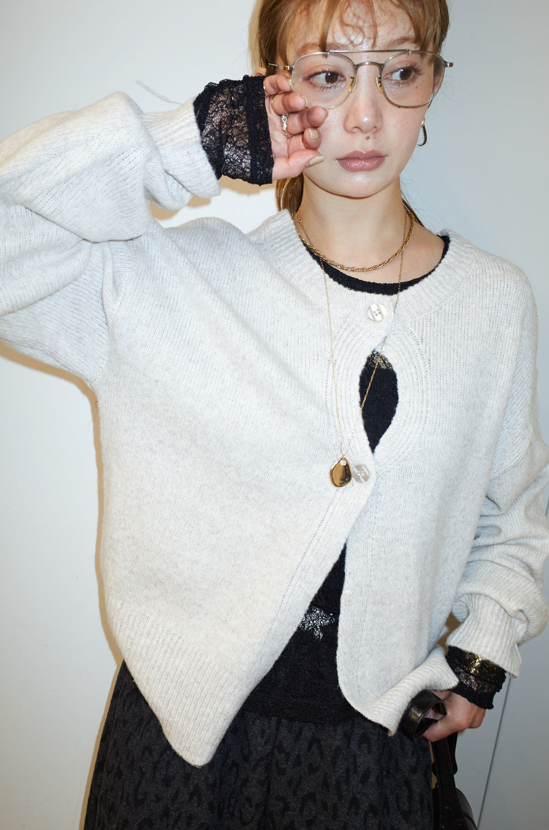 [予約]センターホール2wayニット