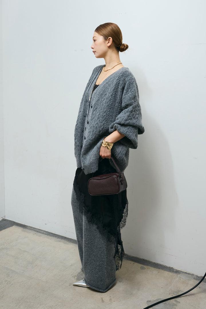 [予約/SET]エブリデイ3ピースニットアップ+アシンメトリーレースロングキャミ(2set)