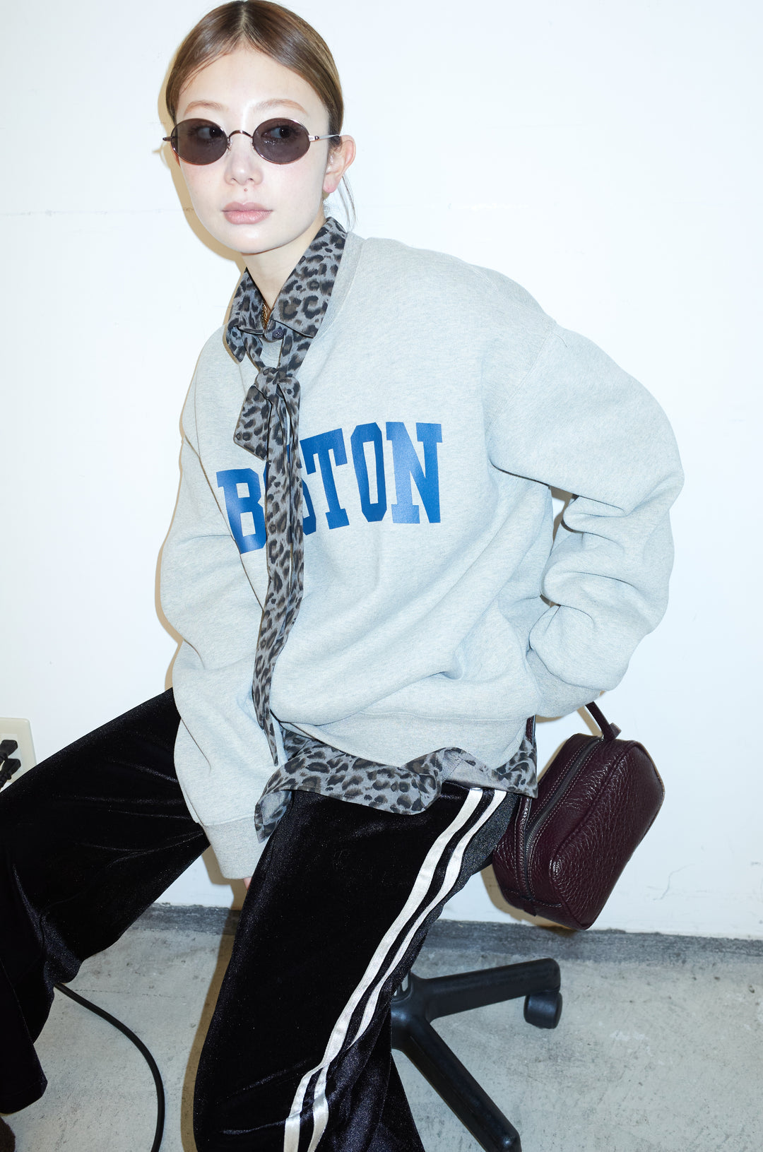 [予約]裏起毛ロゴスウェット